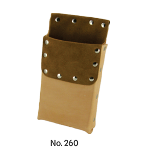 Single-Pocket Pouch with Leather Lining